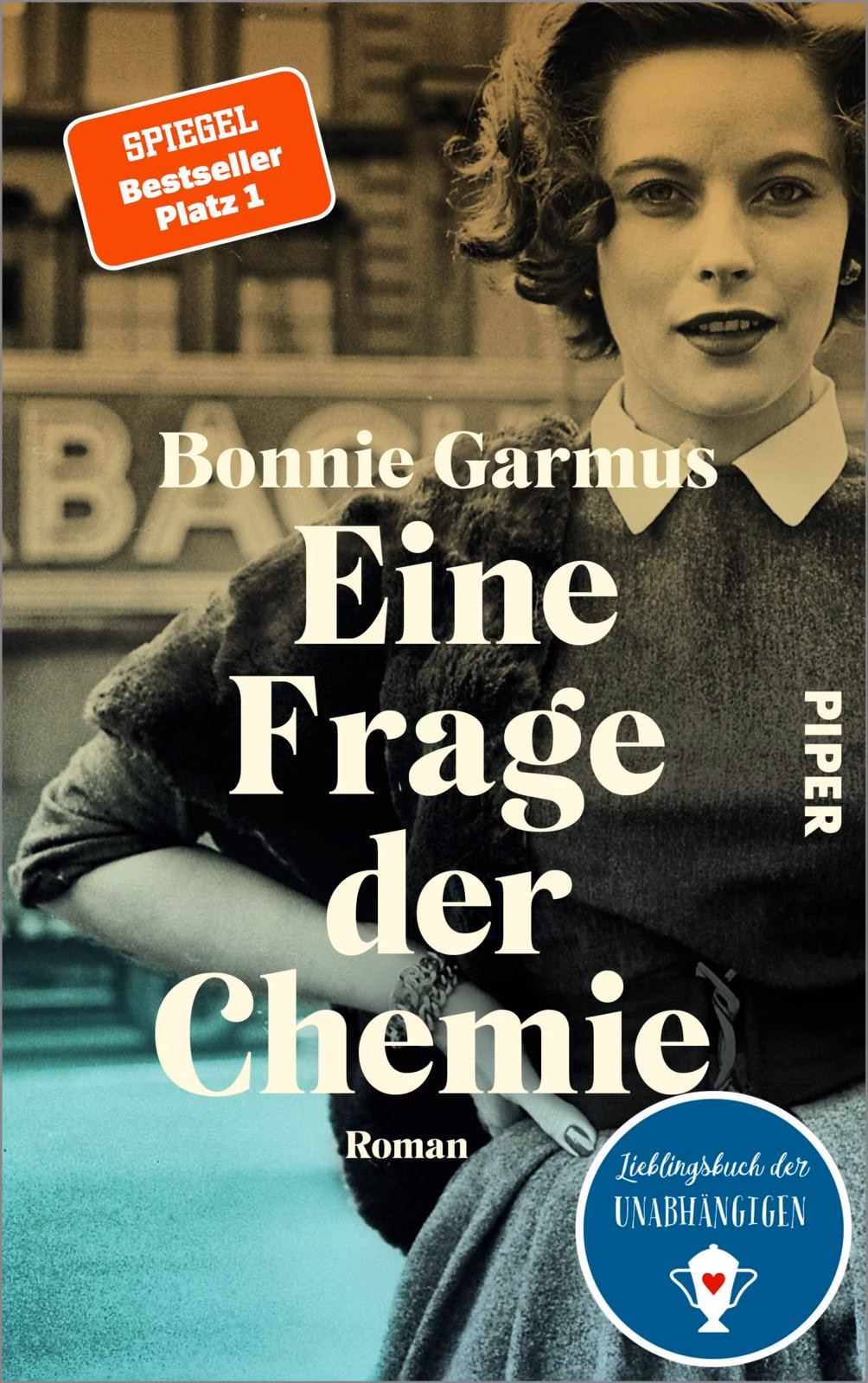Buchcover von „Eine Frage der Chemie“ von Bonnie Garmus
